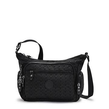 Torba Crossbody Kipling Gabbie Small Printed Czarne | PL 2068PJ